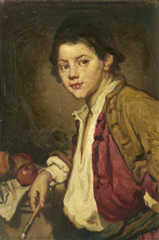 Boy with Apples