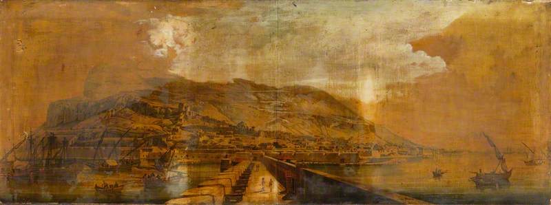 View of Gibraltar, Taken by Henry Aston Barker, from the Devil's Tongue Battery, in September 1804