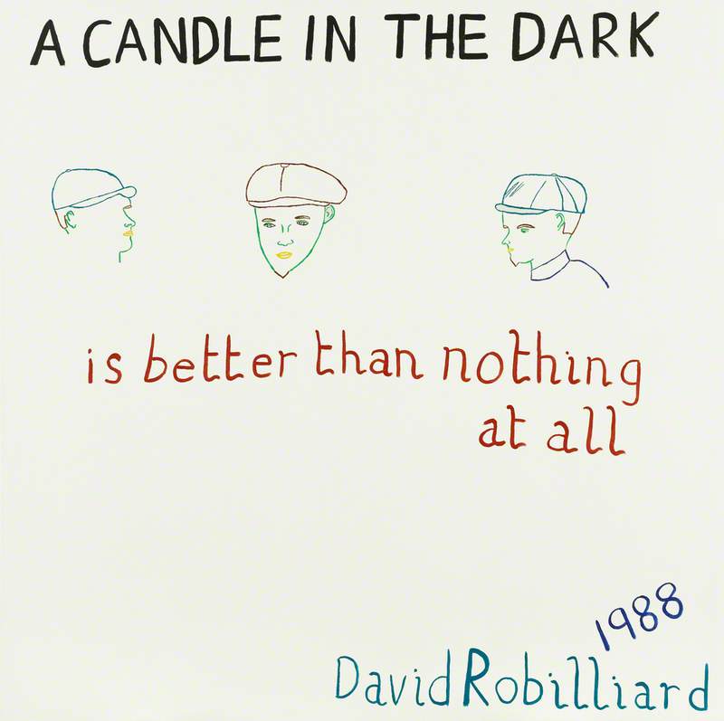 A candle in the dark is better than nothing at all