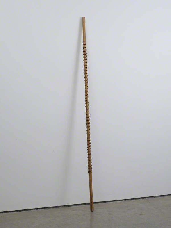 Untitled (Pole with Shaved-Off Bristles)