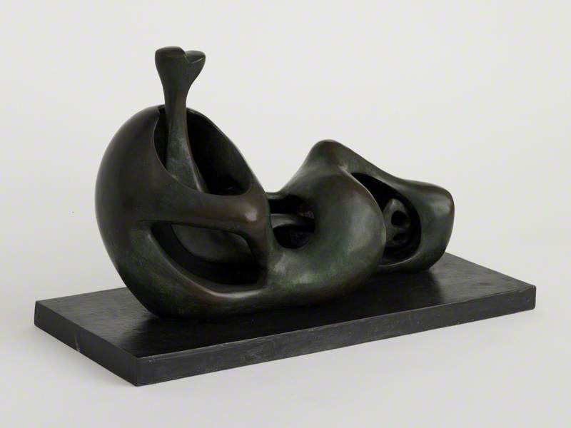 Working Model for Reclining Figure Internal/External Form Art UK