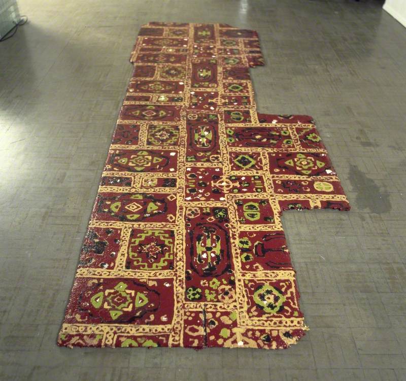 Renovated Carpet No. 1 (Burgundy)