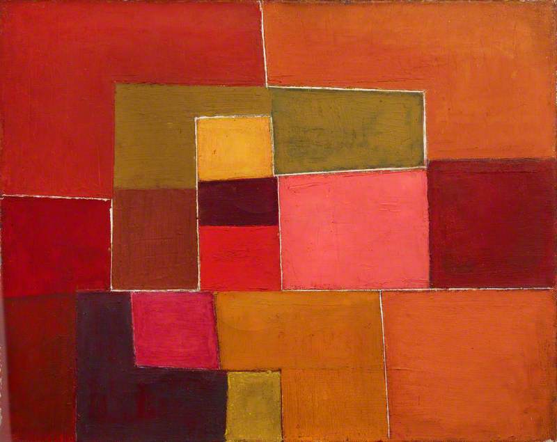 Abstract, Orange and Red