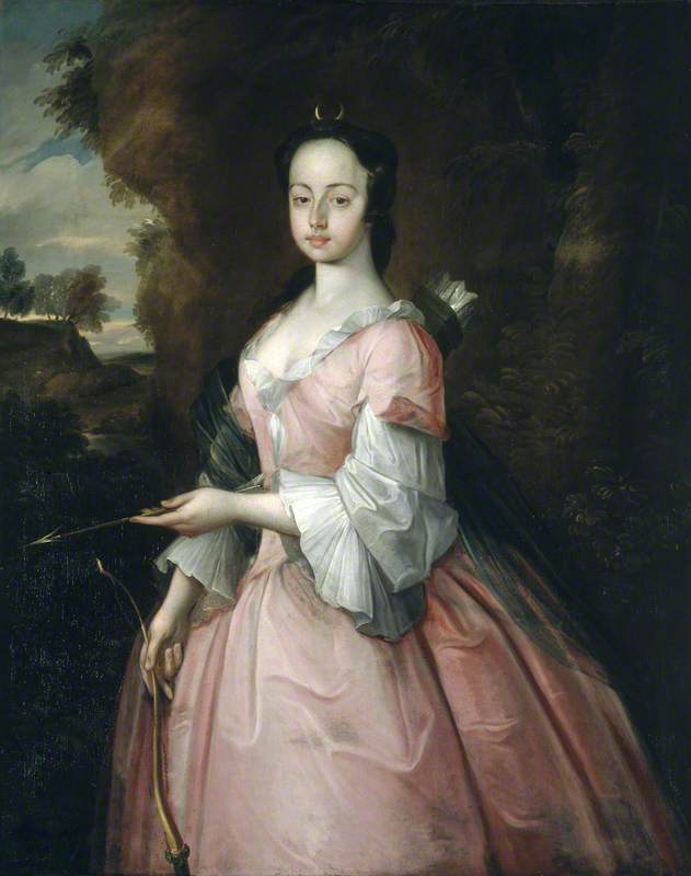 Diana Pryce (b.1731), with the Attributes of Diana