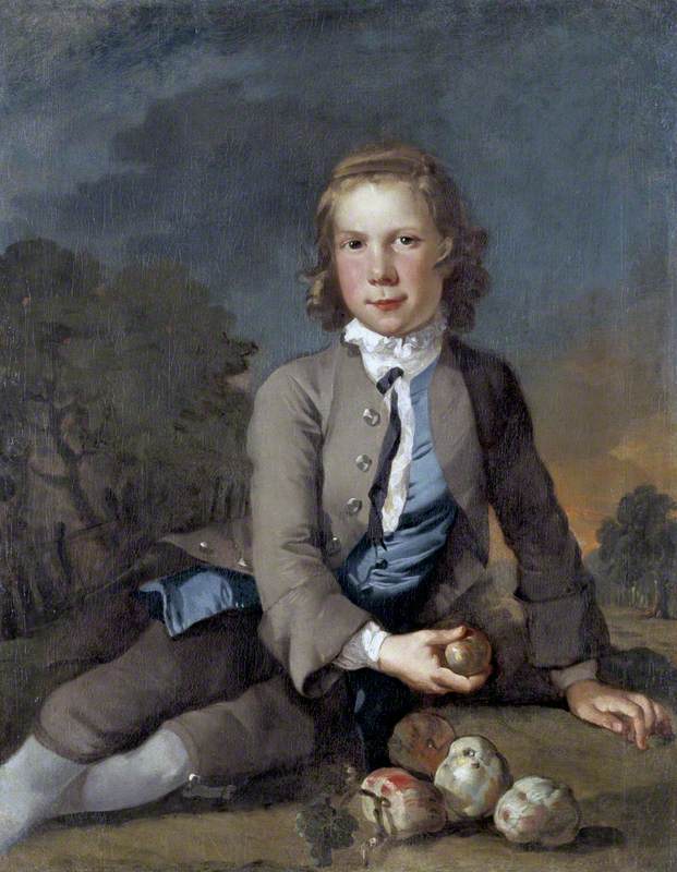 A Boy with Apples