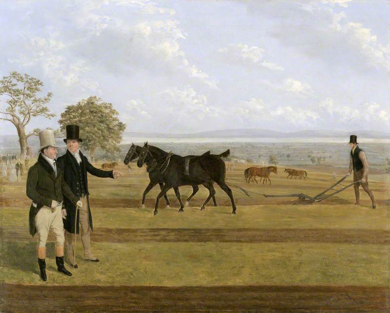 Sir Charles Morgan at the Castleton, Ploughing