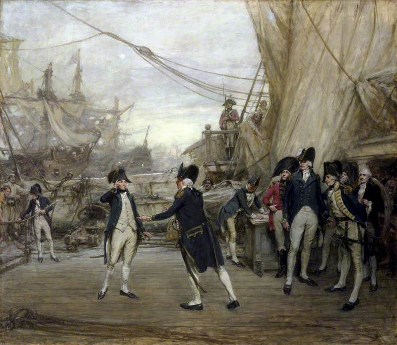 Nelson after the Battle of Cape St Vincent, 1797