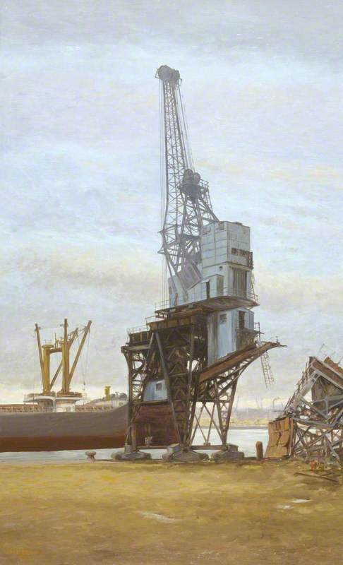 GKIS Iron Ore Crane Awaiting Demolition