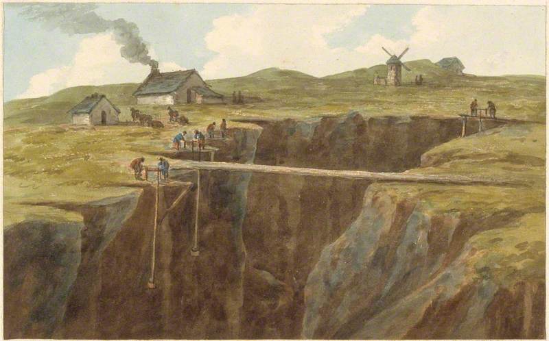 Copper Mines on the Parys Mountain