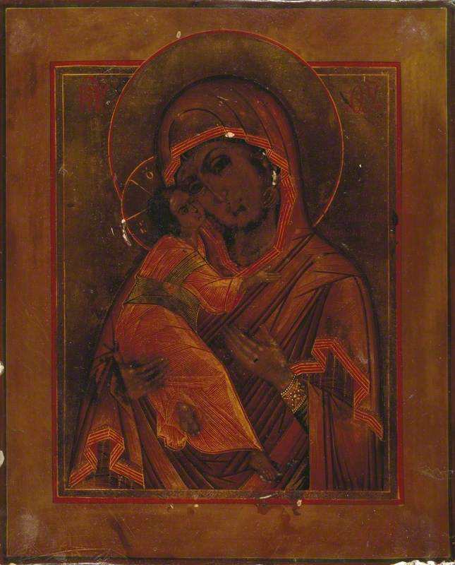 Icon of The Virgin Eleousa (Vladimir Virgin)