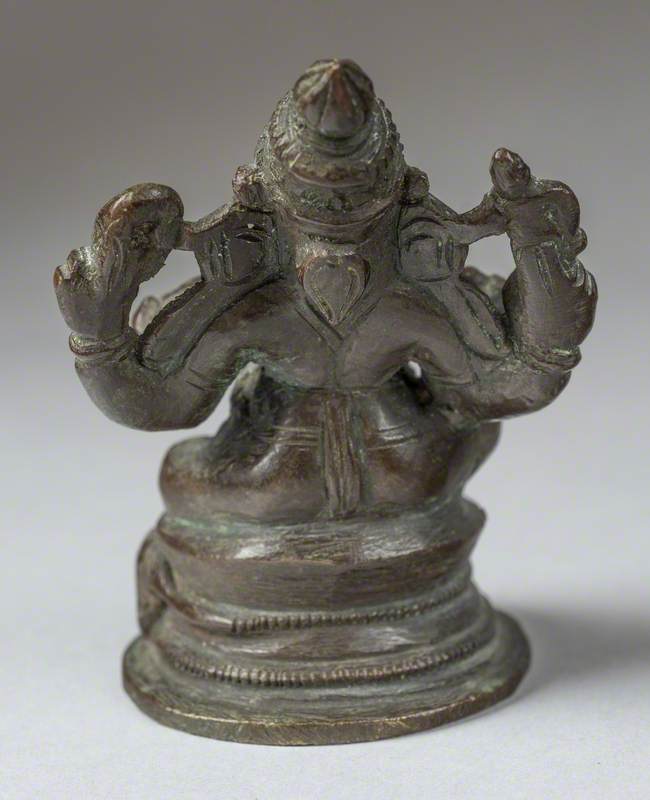 Seated Four-Armed Ganesh