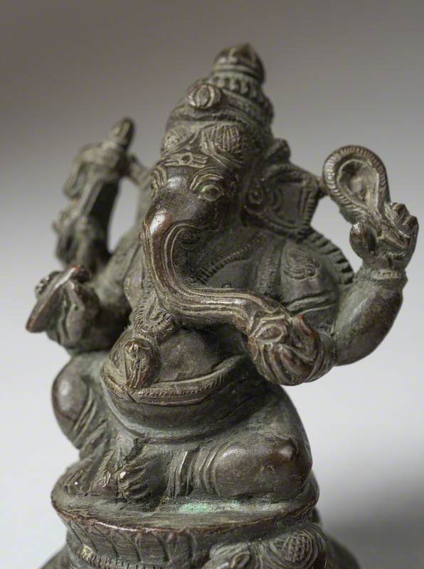 Seated Four-Armed Ganesh