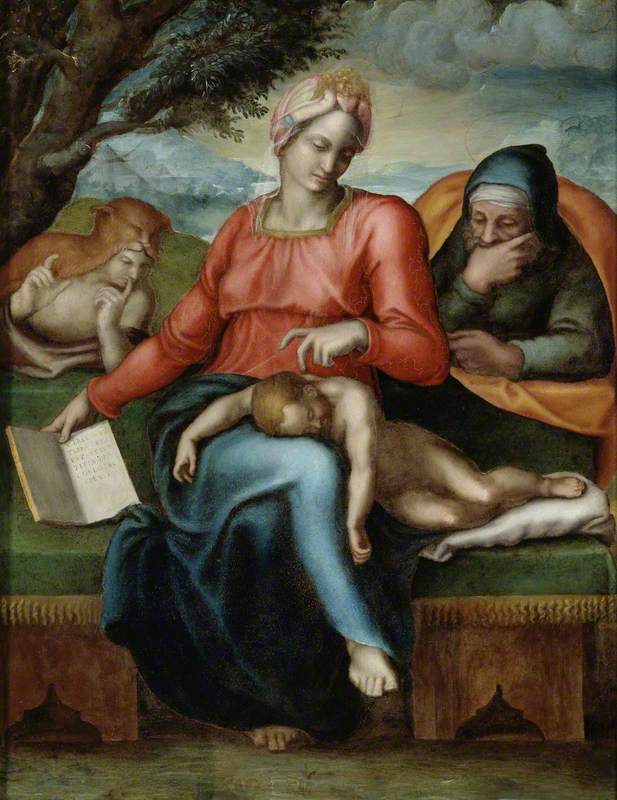 The Holy Family with the young St John