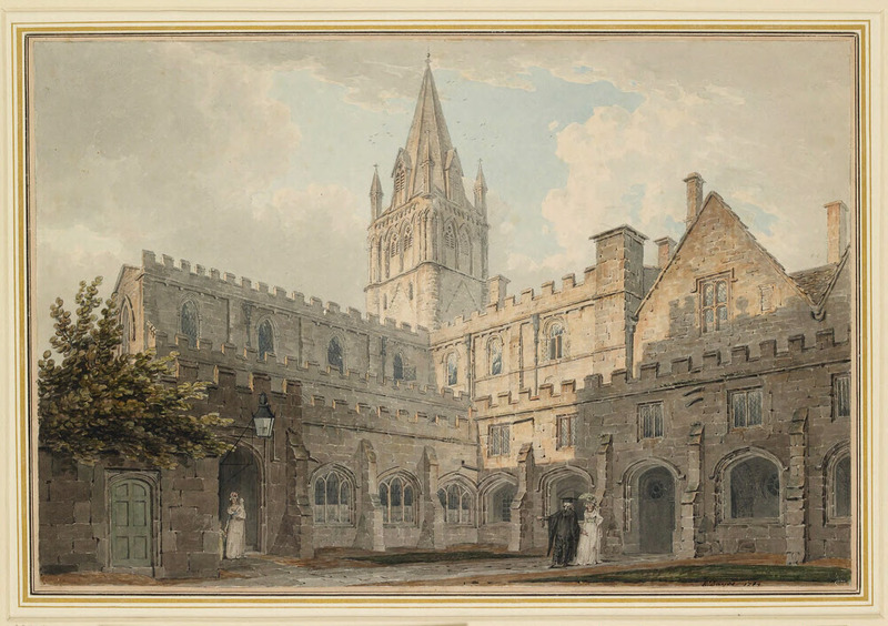 Christ Church Cathedral, Oxford, from the Cloisters