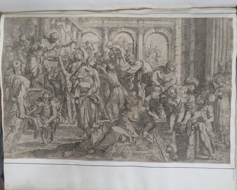 Saint Roch giving Alms