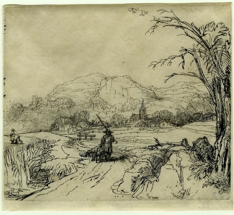 Landscape with Sportsman and Dogs