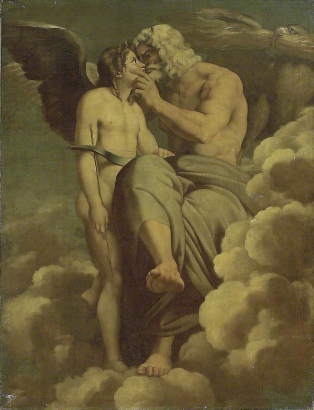 Jupiter and Cupid