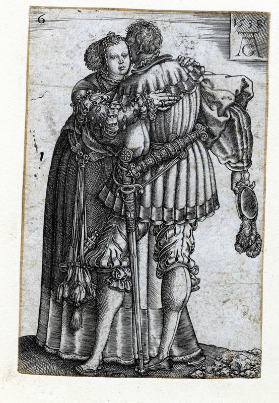 Couple embracing