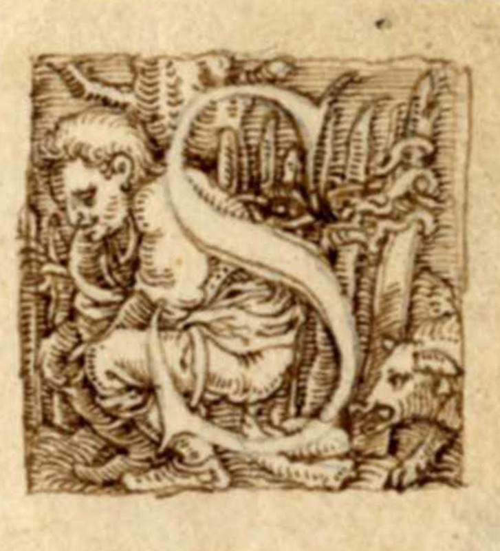 Initial alphabet letter S