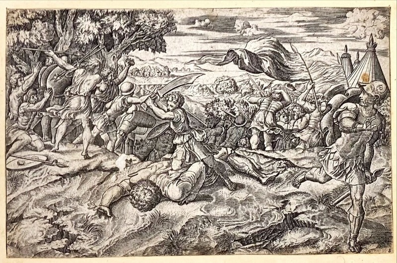 Plate 3. David coupant la tête de Goliath, d'après Raphaël (published)
