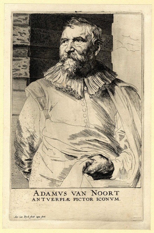 Portrait of the painter Adam van Noort