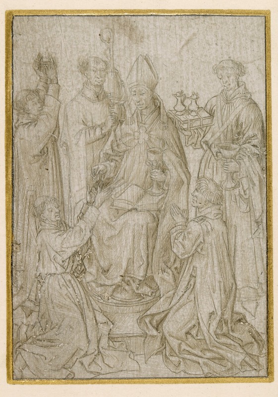 Recto: The Sacrament of Holy Orders Verso: The Eucharist