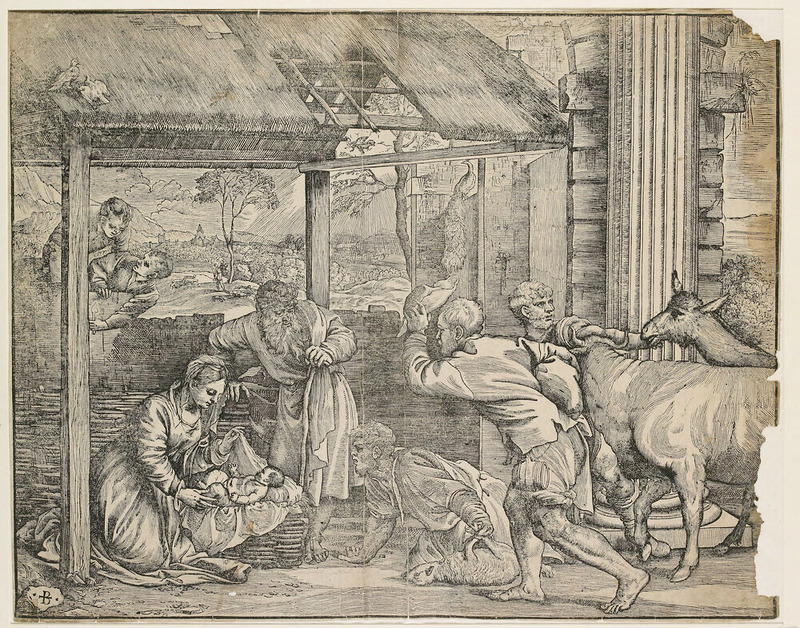 The adoration of the shepherds