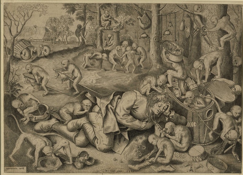 The merchant robbed by monkeys