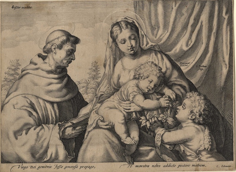 The Virgin and Child with the infant St John the Baptist and St Francis