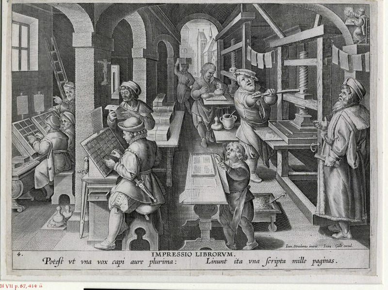 The invention of book printing
