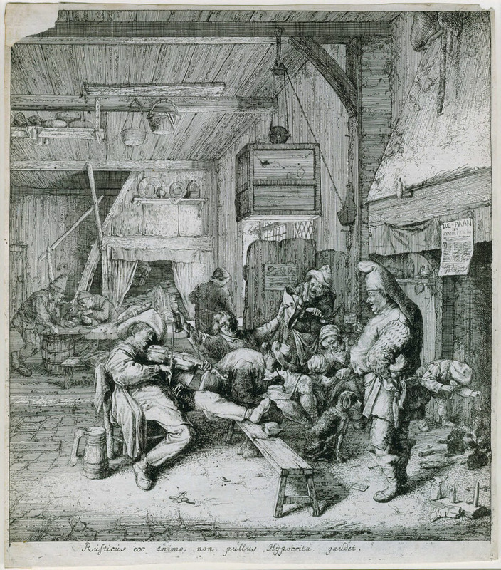 The violin player in the inn