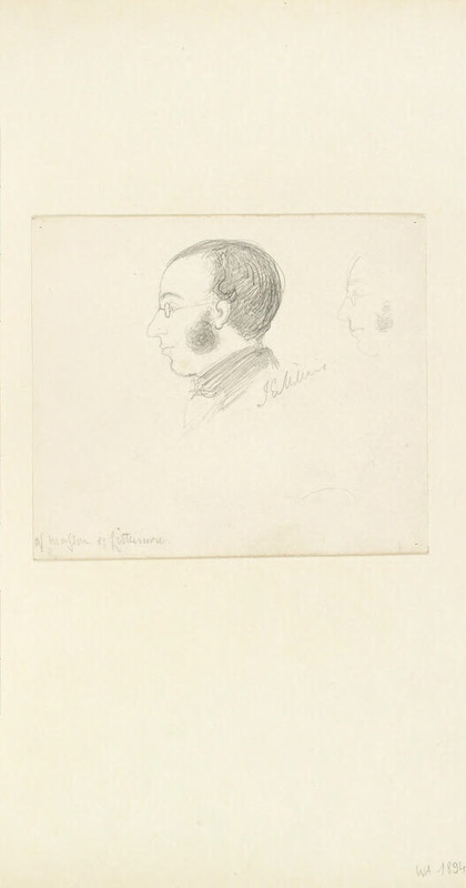 Sketch of a Man in Profile