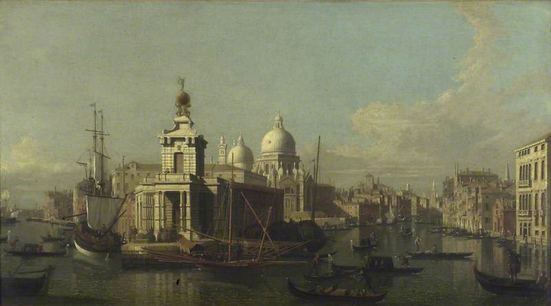 Entrance to the Grand Canal, looking West