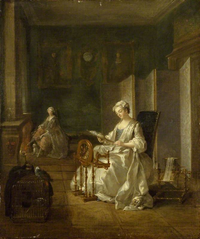 Interior with two Women