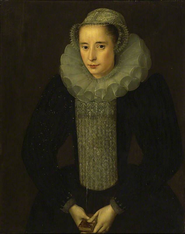 Portrait of a Lady holding a Book
