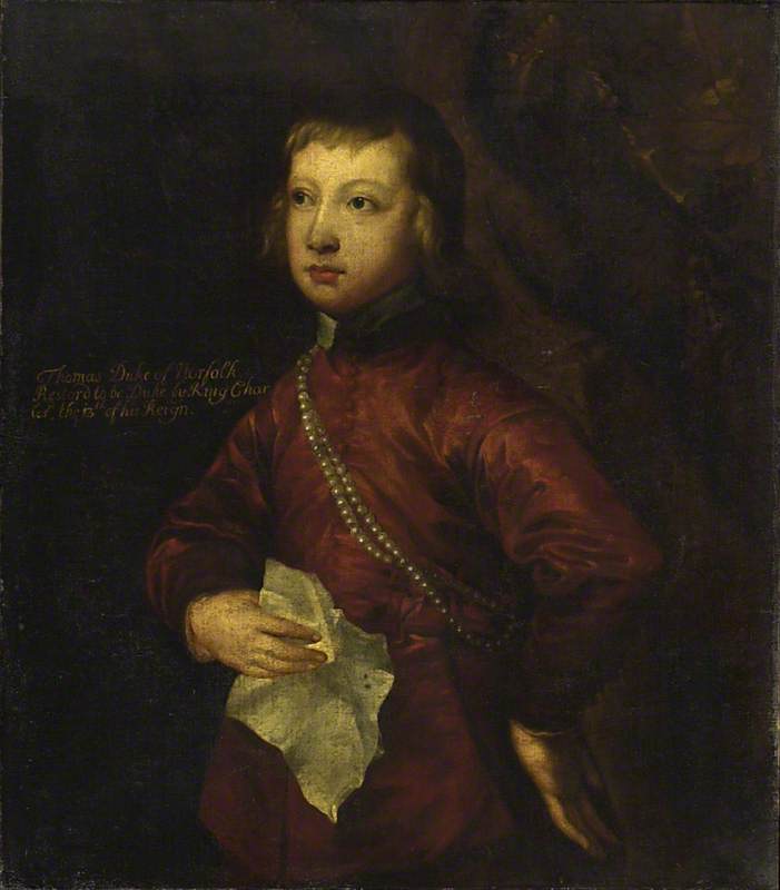 Thomas Howard, Later 5th Duke of Norfolk, when a Boy