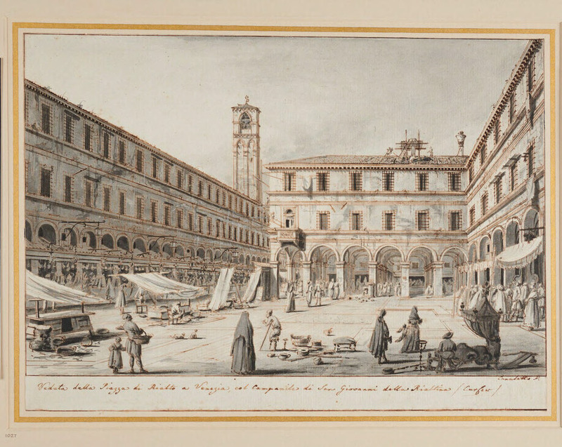 View of the Campo di Rialto, Venice