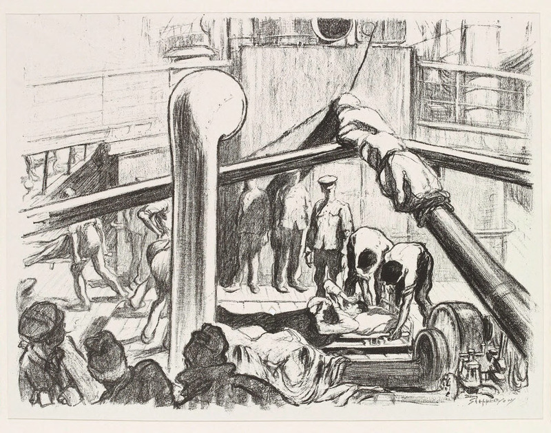 On Board a Hospital Transport