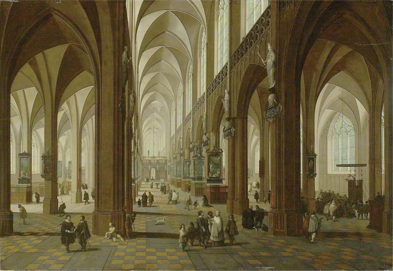 Interior of Antwerp Cathedral