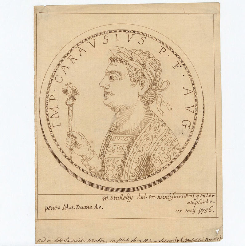 Medallion portrait of Carausius