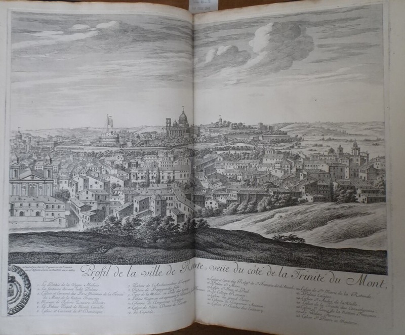 View of Rome from a hill