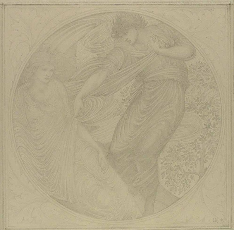 Eurydice caught away from Orpheus' grasp (The Regained Lost)