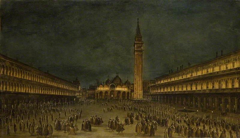 A Night Procession in the Piazza San Marco
