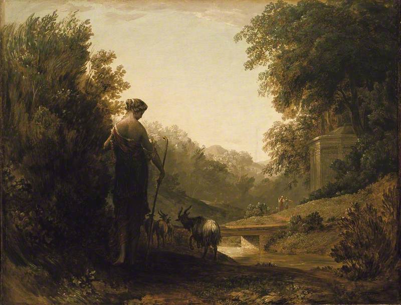 Classical Landscape with a Goatherd