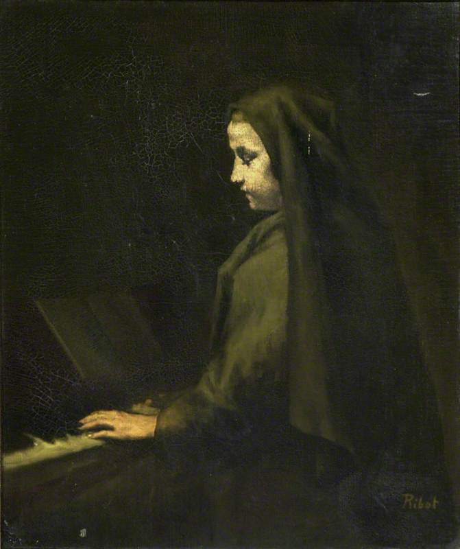 A Woman at the Piano