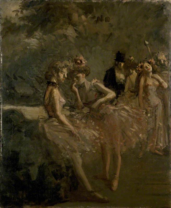 Scene in the Wings of a Theatre