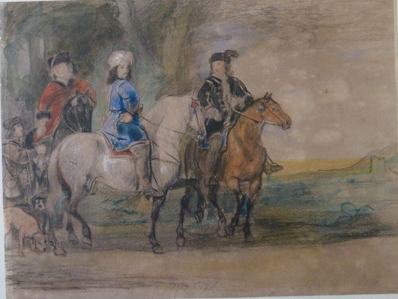 The Riding Party (Paysage avec trois cavaliers)