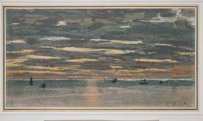 Sunset at sea