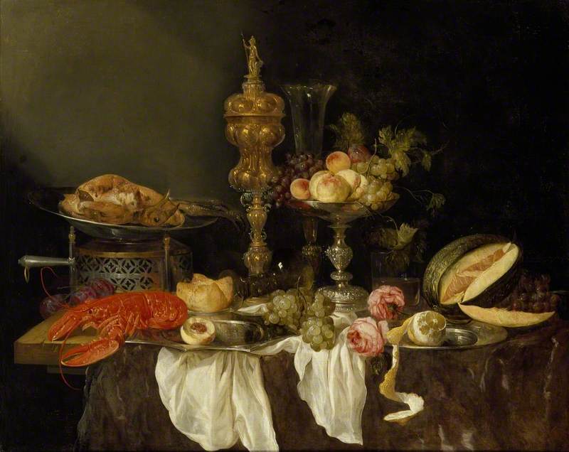 Still Life with a Lobster and Turkey