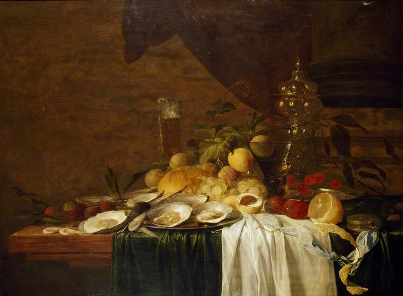 Still Life with Fruit and Oysters